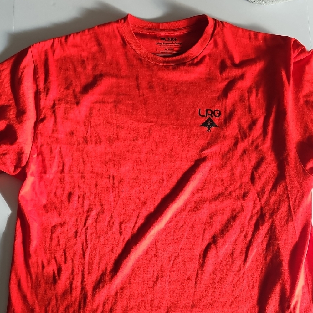 LRG Bright Red Short Sleeve Tee